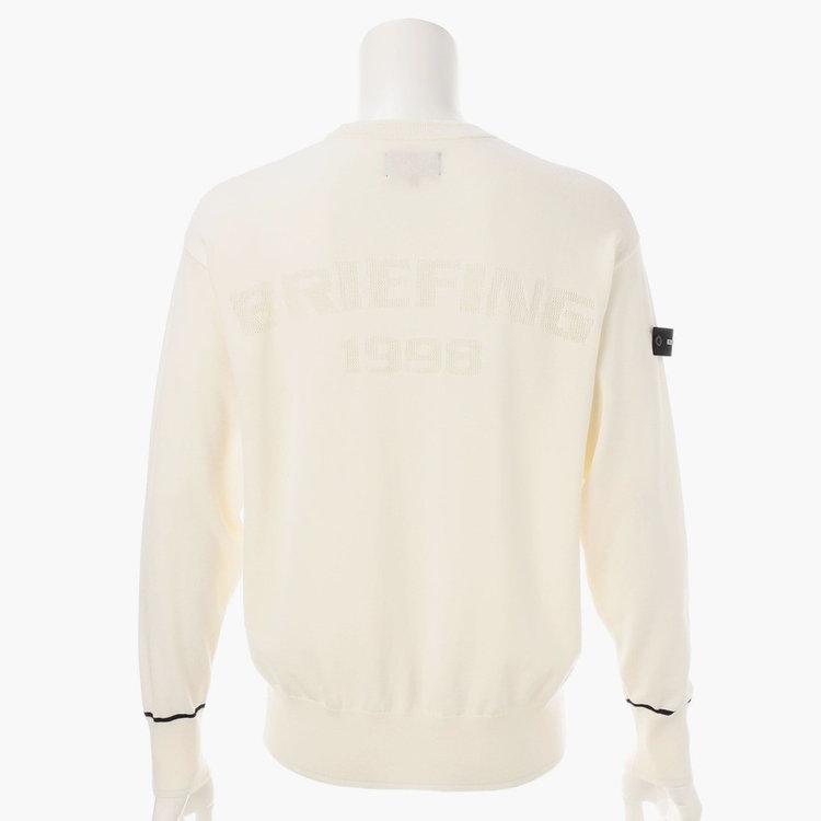 71 ブリーフィング ゴルフ セーター ニット クルーネックバックロゴ ブリーフィング BRIEFING 日本正規品 ウェア セーター ニット メンズ