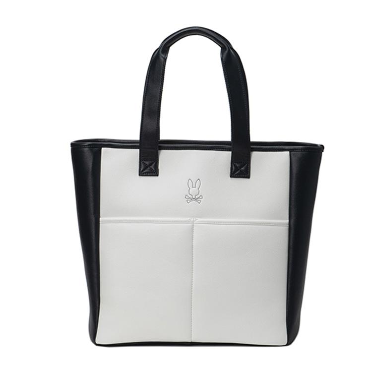 サイコバニー ゴルフ トートバッグ PSYCHO BUNNY 白 【公式通販】