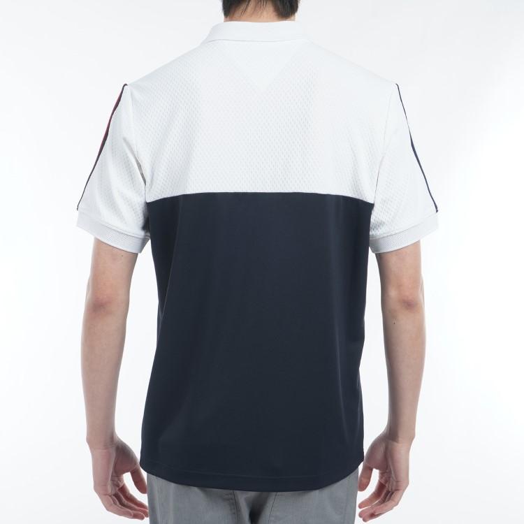 トミーヒルフィガー ゴルフ ポロシャツ メンズ 半袖 シャツ 吸水速乾 UVカット ストレッチ ゴルフウェア ブランド 無地 ロゴ 春 夏 秋 THMA528 TOMMY HILFIGER GOLF（トミー ヒルフィガー ゴルフ） トミー