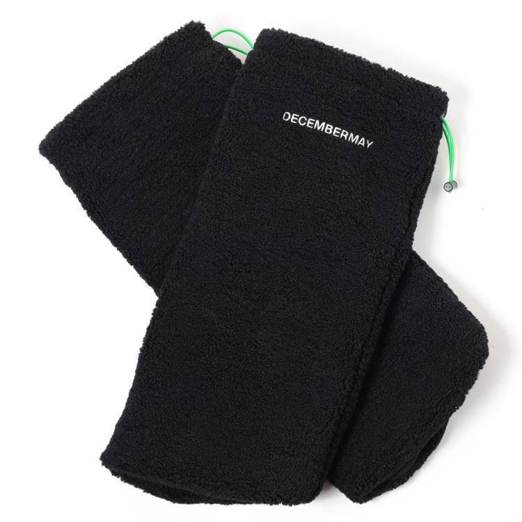 美品 DECEMBERMAY ディセンバーメイ ゴルフ パンツ フリース 秋冬 ディセンバーメイ ゴルフ レッグウォーマー レディース ボア 冬用 保温