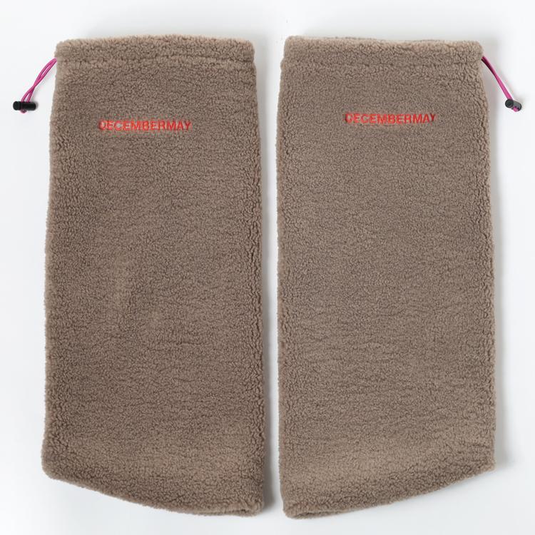 ディセンバーメイ ゴルフ レッグウォーマー レディース ボア 冬用 保温