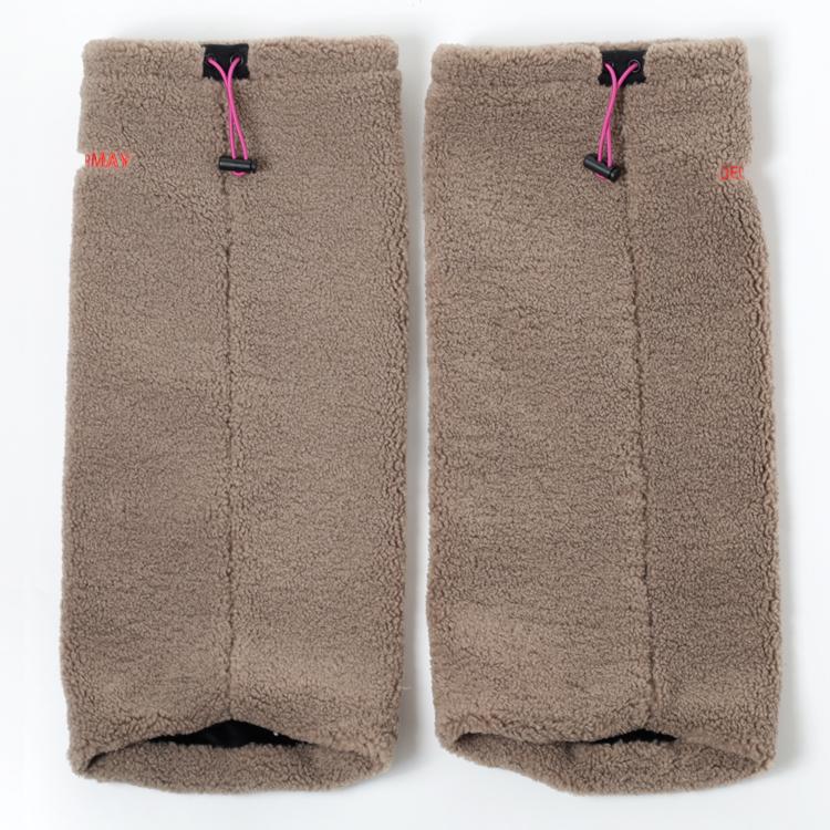 ディセンバーメイ ゴルフ レッグウォーマー レディース ボア 冬用 保温