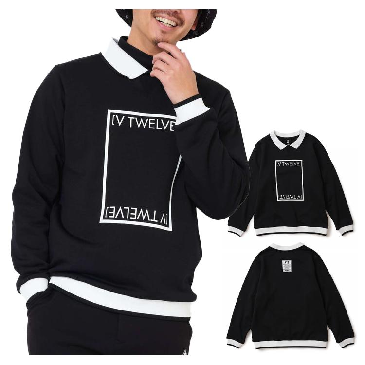 V12 ヴィトゥエルヴ GOLF ゴルフ スウェット トレーナー サイズXL