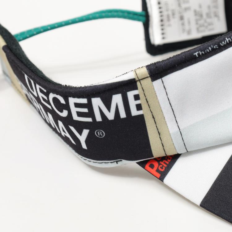 ディセンバーメイ ゴルフ サンバイザー メンズ レディース 帽子 速乾