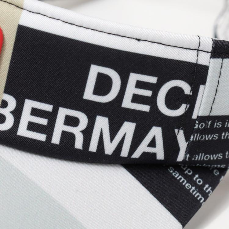 ディセンバーメイ ゴルフ サンバイザー メンズ レディース 帽子 速乾