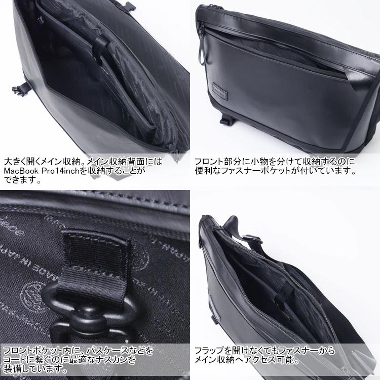 マスターピース メッセンジャーバッグ メンズ ショルダーバッグ 斜めがけ 防水 A4 軽量 メンズ レディース ブランド バッグ slick master-piece スリックの画像