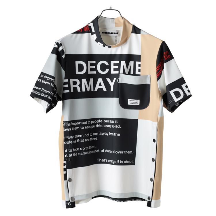 ディセンバーメイ ゴルフ モックシャツ メンズ レディース 半袖