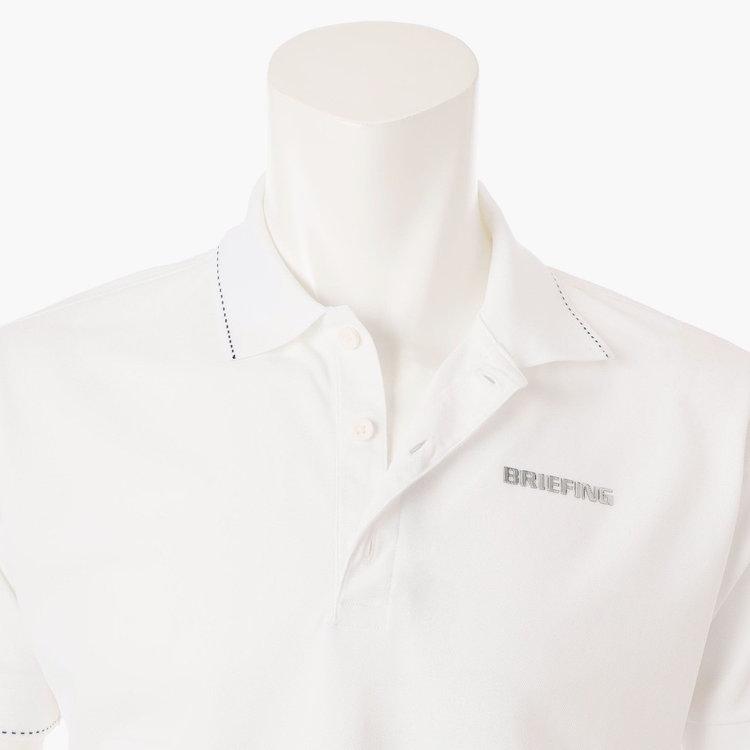 ブリーフィングゴルフ　半袖ポロシャツ　23SS レディース　S ホワイト BRIEFING GOLF（ブリーフィングゴルフ） セール20％OFF 日本正規品