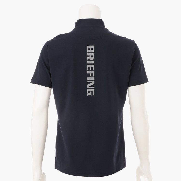 ブリーフィング ゴルフ モックシャツ メンズ 半袖 バックロゴ ツアー