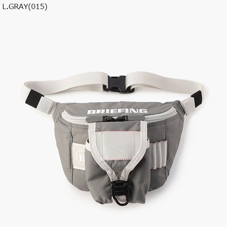 ブリーフィング ゴルフ ウェストバッグ ウェストポーチ グレー色 BRIEFING GOLF（ブリーフィングゴルフ） ブリーフィング ゴルフ
