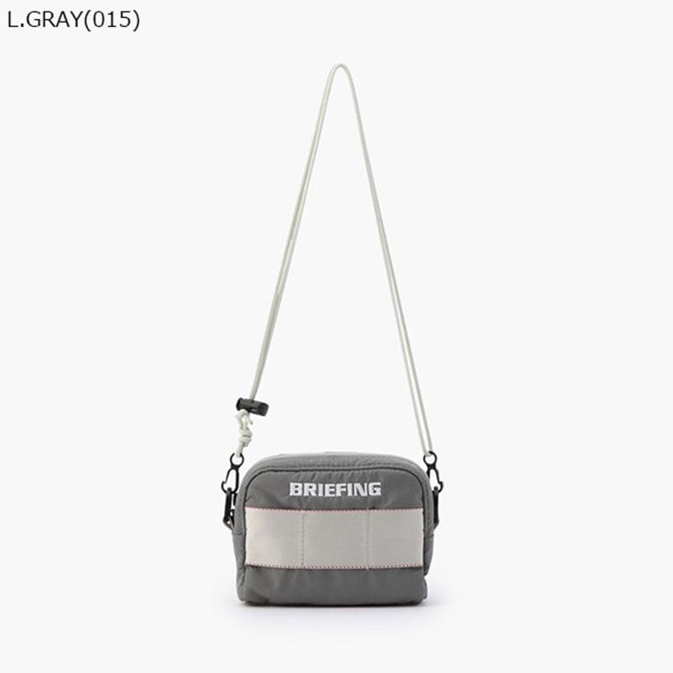 ブリーフィング ゴルフ ポーチ メンズ レディース 3WAY ラウンドポーチ 撥水 コンパクト ゴルフバッグ レア ブランド シンプル ロゴ BRIEFING GOLF BRG251G14の画像