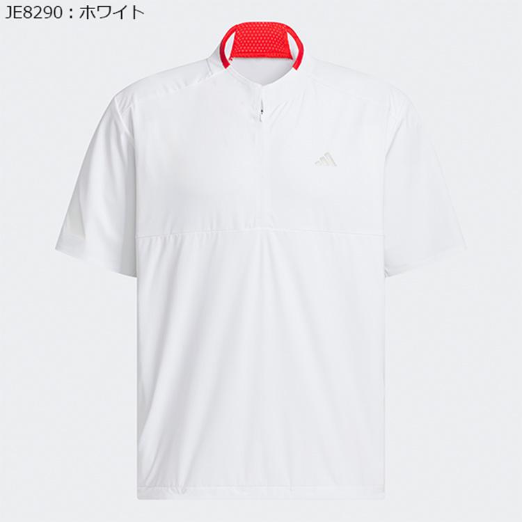 adidas アディダス ゴルフ モックシャツ メンズ 半袖 シャツ