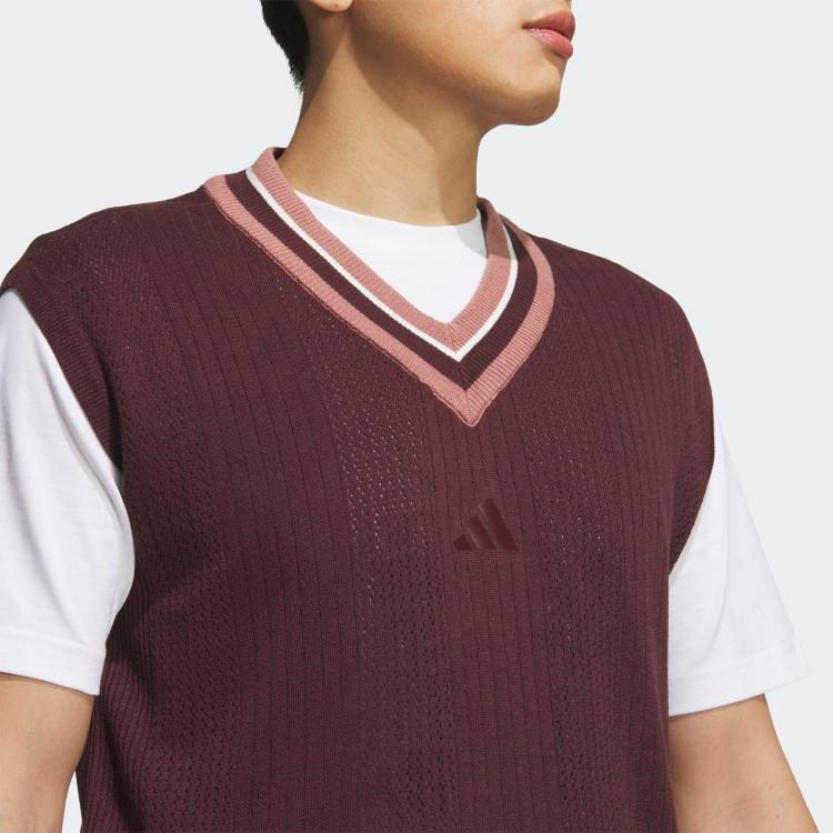 季節のおすすめ商品 adidas アディダス ゴルフ ベスト メンズ レディース Vネック メンズウェア