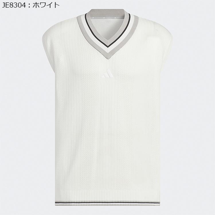 adidas（アディダス） ゴルフ ベスト メンズ レディース Vネック