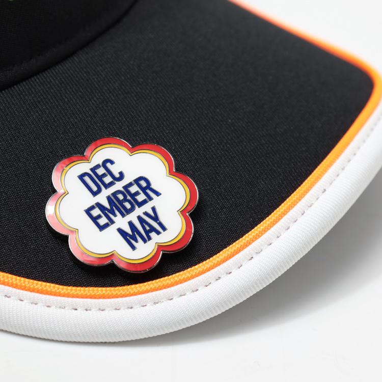 ディセンバーメイ ゴルフ サンバイザー メンズ レディース マーカー