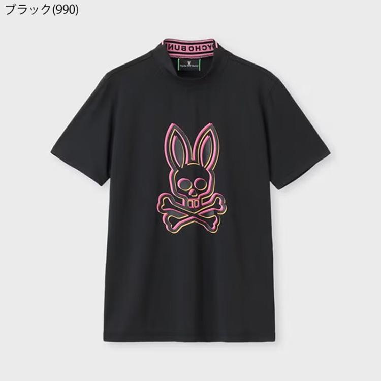 Psycho Bunny（サイコバニー） ゴルフ モックシャツ メンズ 半袖