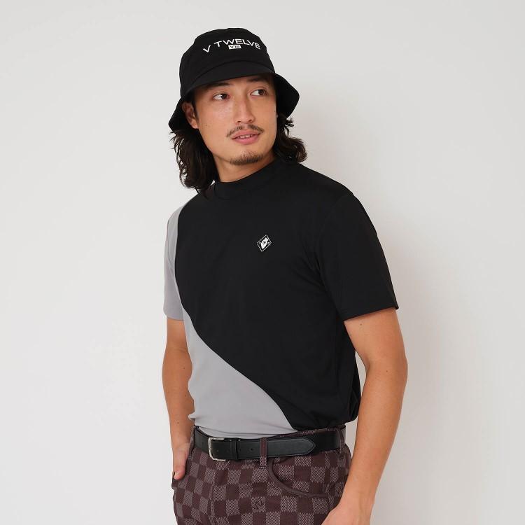 V12（ヴィ・トゥエルヴ） ゴルフ モックシャツ メンズ 半袖 シャツ