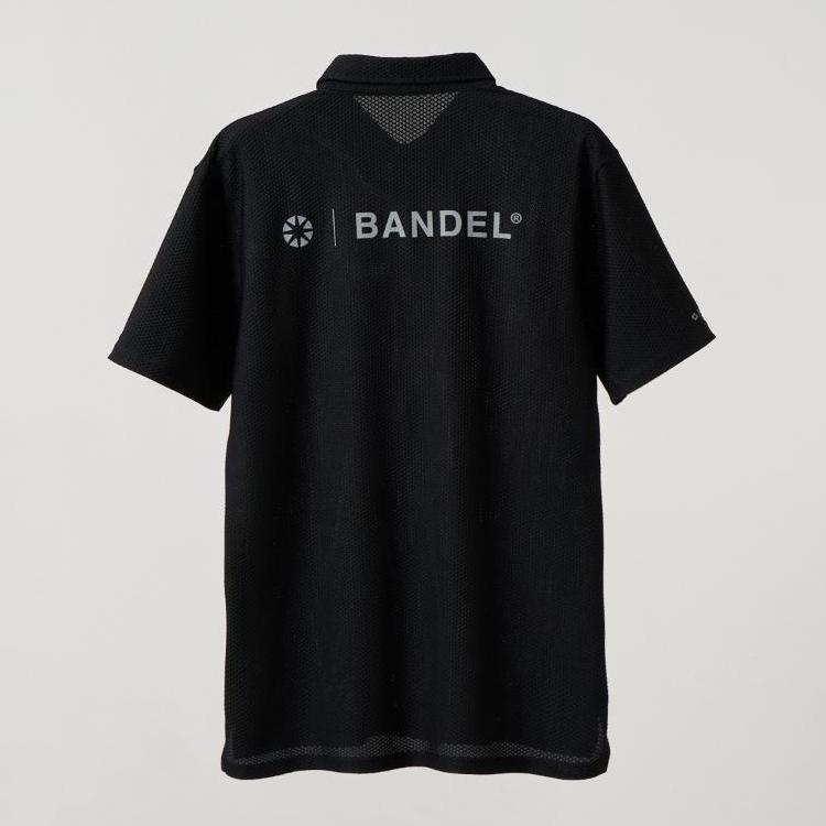 本日特価　BANDEL ポロシャツ ブラック 半袖 ロゴ　L ゴルフ　メンズ BANDEL（バンデル） ゴルフ ポロシャツ メンズ 半袖 シャツ 吸水速乾