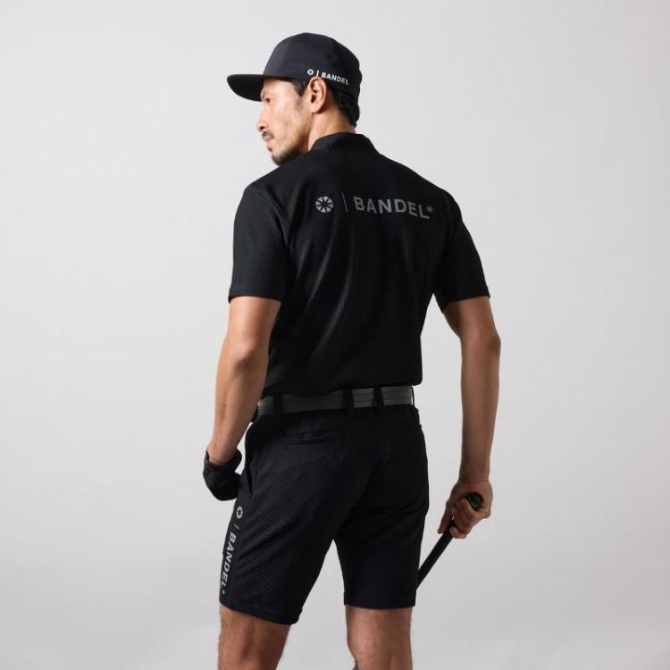 バンデル ゴルフ ハーフパンツ メンズ 短パン 吸水速乾 UVカット ストレッチ 通気性 ゴルフウェア ブランド 無地 ロゴ BGS-5SDWHP BANDEL GOLF BANDEL（バンデル） ゴルフ ハーフパンツ メンズ 短パン 吸水速乾 UV