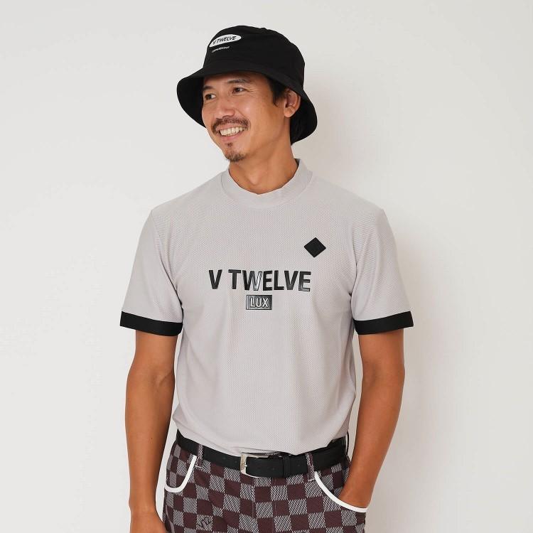 V12（ヴィ・トゥエルヴ） ゴルフ モックシャツ メンズ 半袖 シャツ