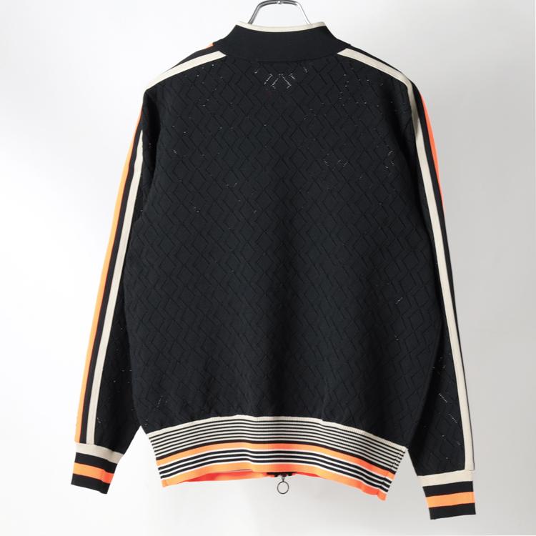 ディセンバーメイ ゴルフ ブルゾン メンズ 長袖 ニットブルゾン