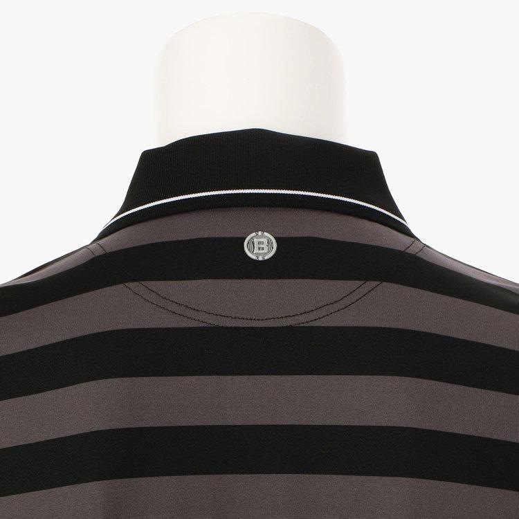 BRIEFING ブリーフィング　ポロシャツ　ボーダー　メンズ　ゴルフ　ロゴ　M BRIEFING GOLF（ブリーフィングゴルフ） ブリーフィング ゴルフ