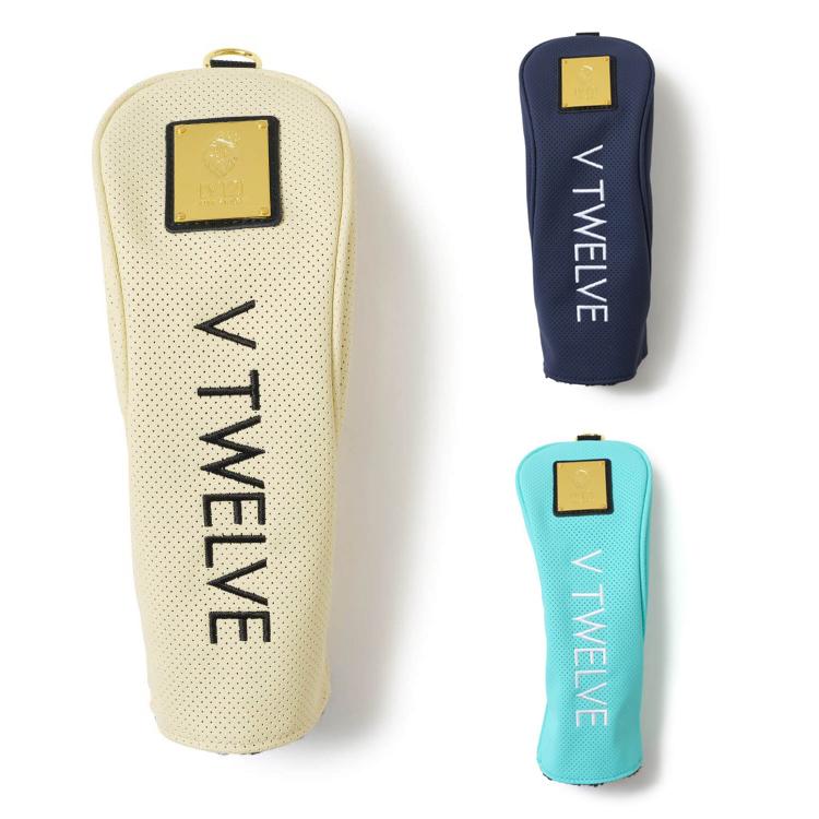 V12 ゴルフ ゴルフ ヘッドカバー フェアウェイウッド メンズ レディース フェアウェイウッドカバー パンチング レザー 無地 ブランド V12 GOLF V122511-AC13 V12（ヴィ・トゥエルヴ） ゴルフ ゴルフ ヘッドカバー フェアウェイ