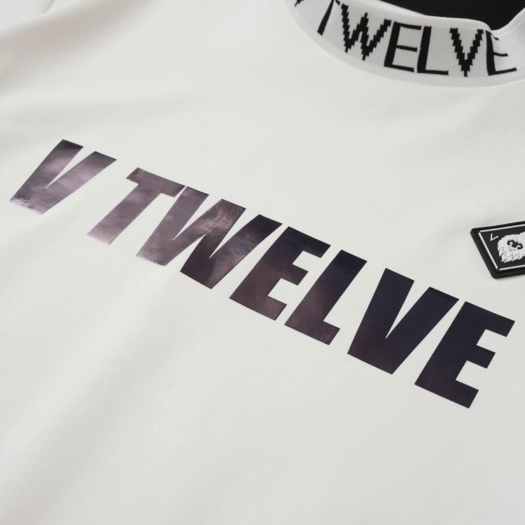 V12 ゴルフ モックシャツ メンズ 半袖 シャツ ハイネック モック