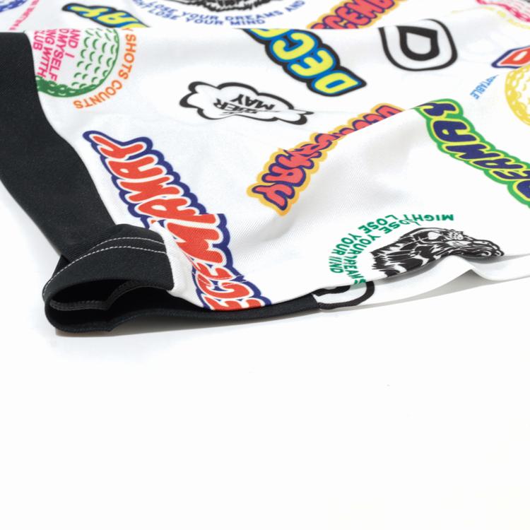 ディセンバーメイ ゴルフ モックシャツ メンズ 半袖 ハイネック