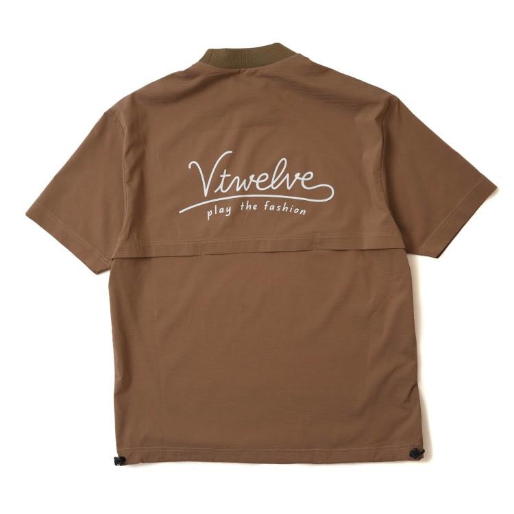 V12（ヴィ・トゥエルヴ） ゴルフ モックシャツ メンズ 半袖 シャツ