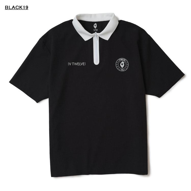 V12（ヴィ・トゥエルヴ） ゴルフ ポロシャツ メンズ 半袖 シャツ