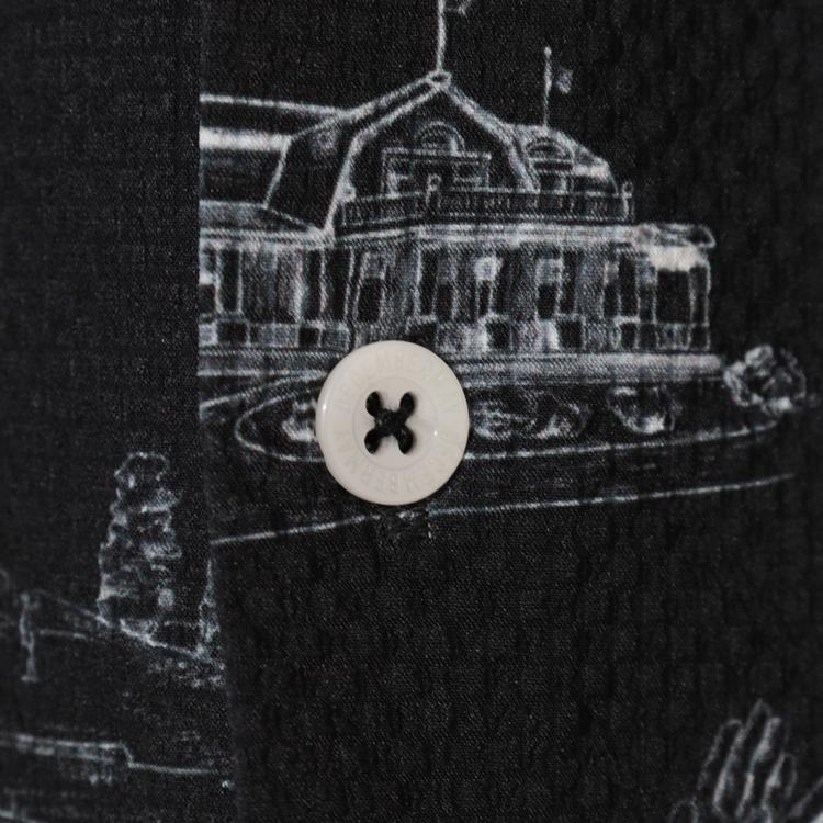 ディセンバーメイ ゴルフ シャツ メンズ 半袖 シアサッカー ストレッチ