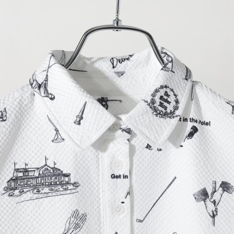 ディセンバーメイ ゴルフ ポロシャツ レディース ノースリーブ シャツ