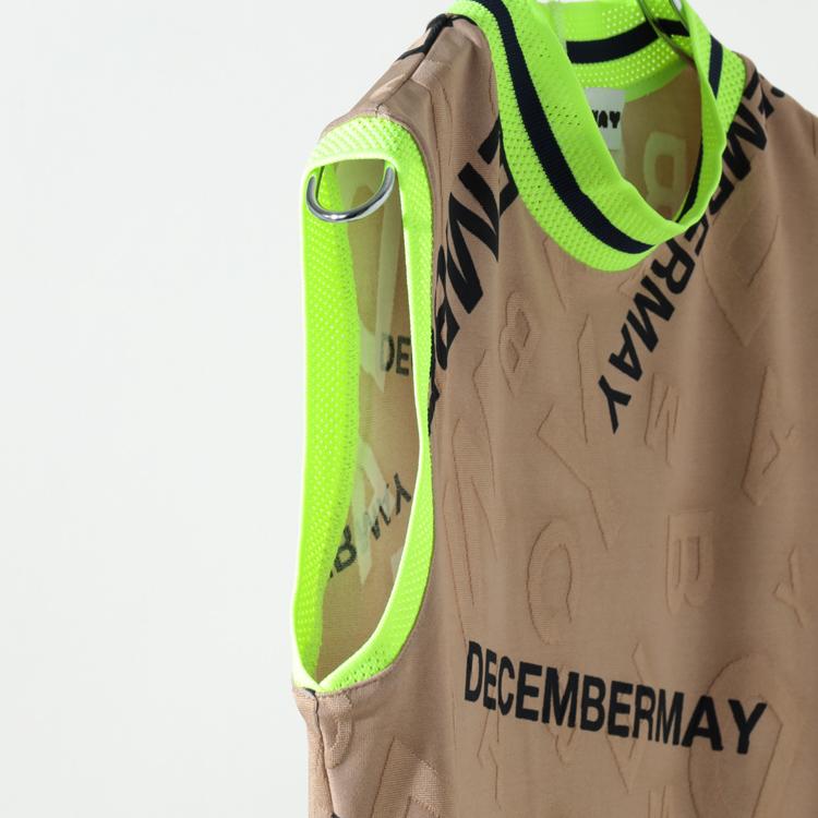 ディセンバーメイ ゴルフ モックシャツ レディース ノースリーブ