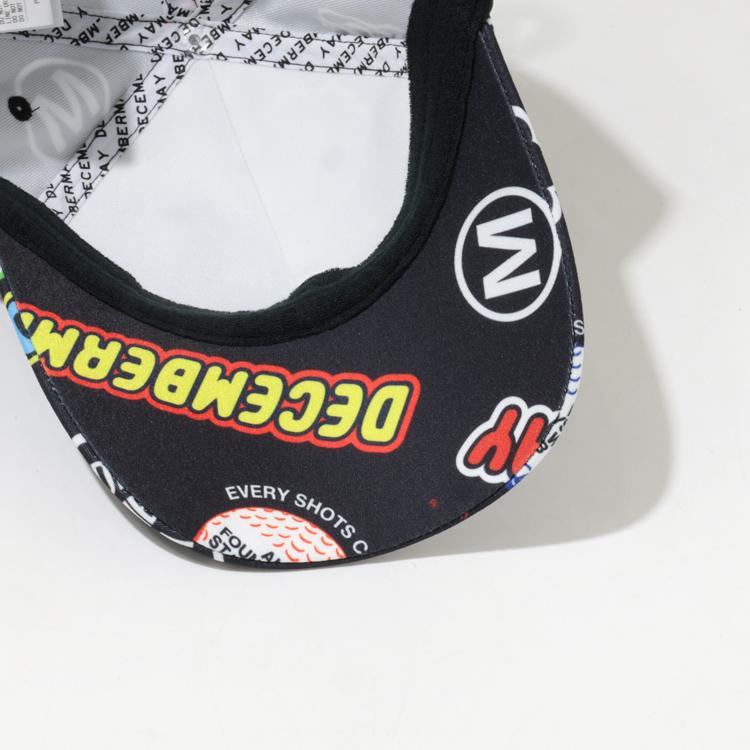 ディセンバーメイ ゴルフ キャップ メンズ レディース UVカット 吸汗速