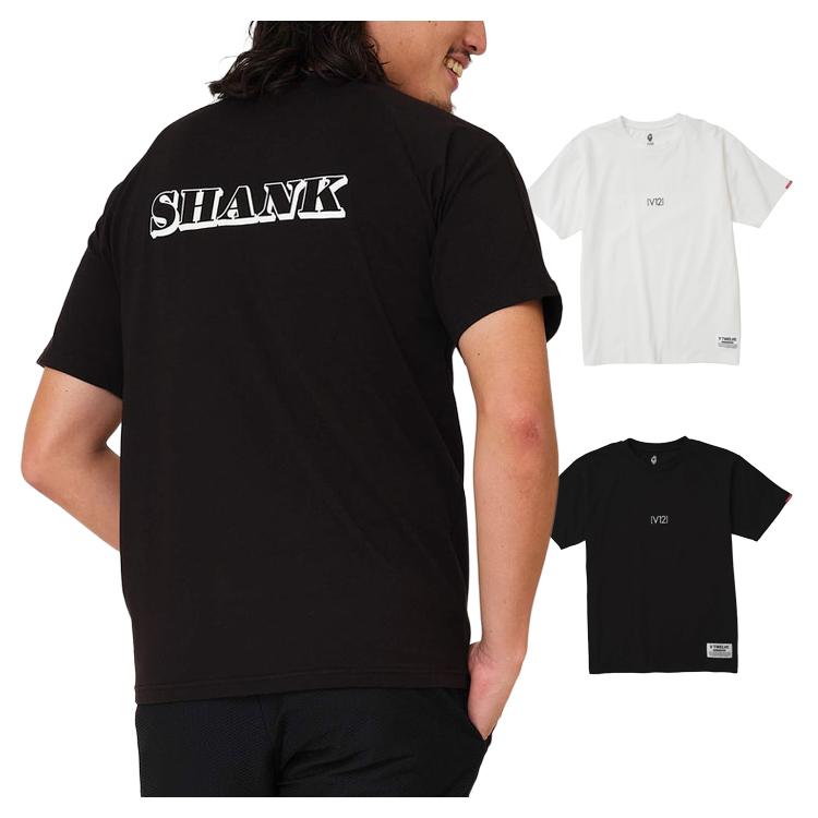 V12（ヴィ・トゥエルヴ） ゴルフ Tシャツ メンズ 半袖 シャツ Uネック