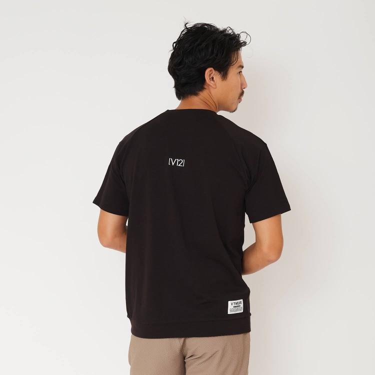 V12（ヴィ・トゥエルヴ） ゴルフ Tシャツ メンズ 半袖 シャツ Uネック