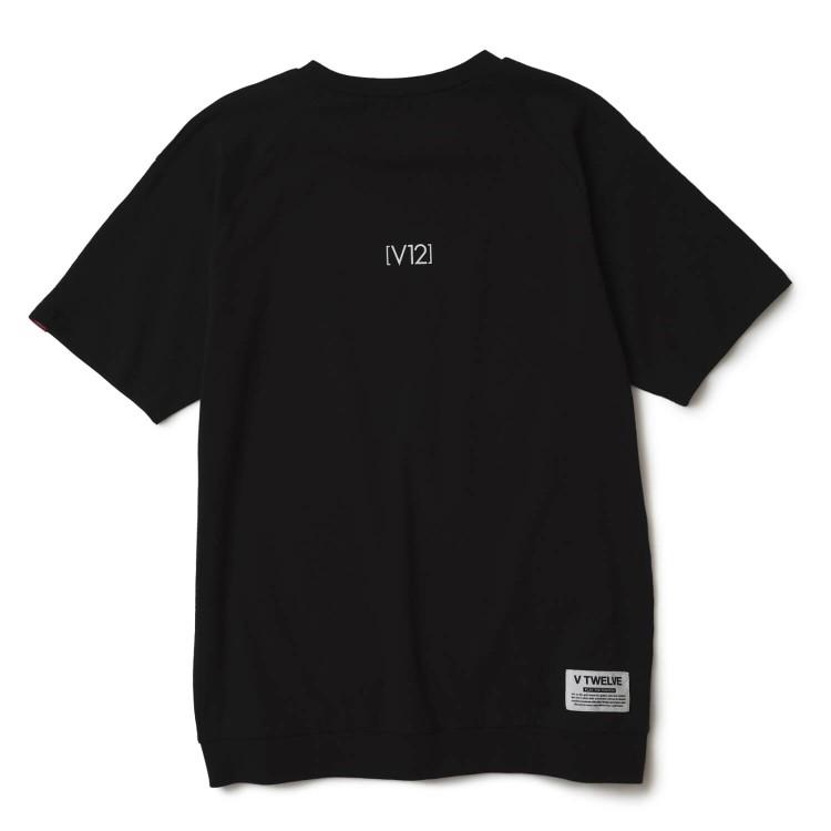 V12（ヴィ・トゥエルヴ） ゴルフ Tシャツ メンズ 半袖 シャツ Uネック