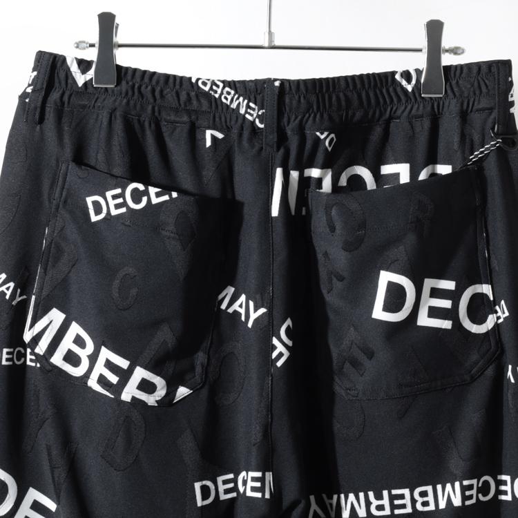 ディセンバーメイ ゴルフ ショートパンツ メンズ パンツ ストレッチ 総柄 ワイドシルエット 膝上丈 ゴルフウェア ブランド 1-505-2111 DECEMBERMAY ディセンバーメイ ゴルフ ショートパンツ メンズ パンツ ストレッチ 総