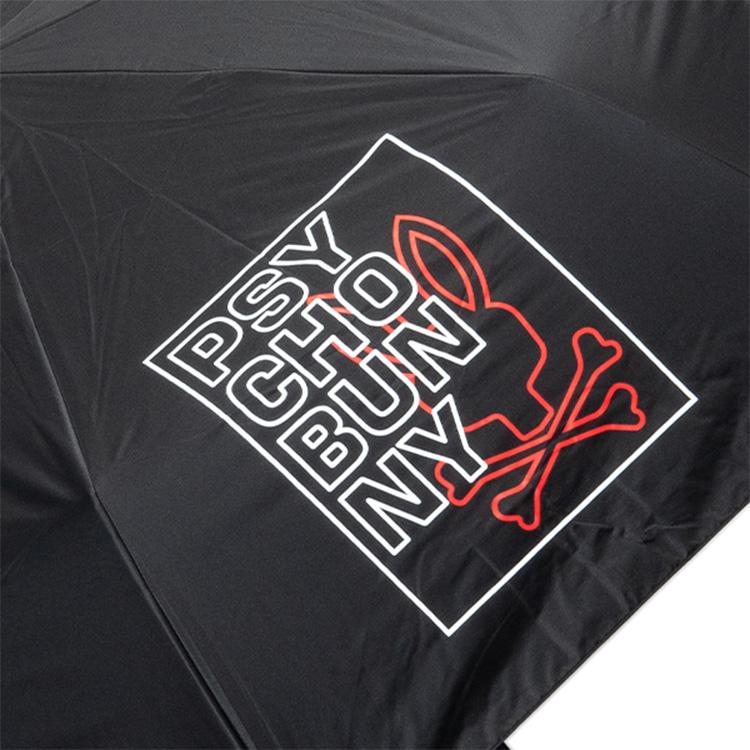 【新品】サイコバニー Psycho Bunny アンブレラ 傘晴雨兼用UV加工 Psycho Bunny（サイコバニー） ゴルフ 折り畳み傘 メンズ レディース