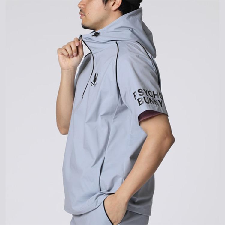 Psycho Bunny（サイコバニー） ゴルフ フーディー メンズ 半袖