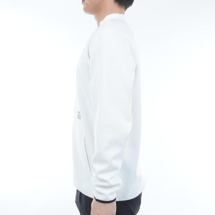 アドミラルゴルフ スウェット トレーナー メンズ 長袖 ハーフジップ モックネック 吸水速乾 ストレッチ ゴルフウェア ブランド ロゴ 無地 ADMA554 Admiral golf Admiral Golf（アドミラルゴルフ） スウェット トレーナー メンズ 長袖