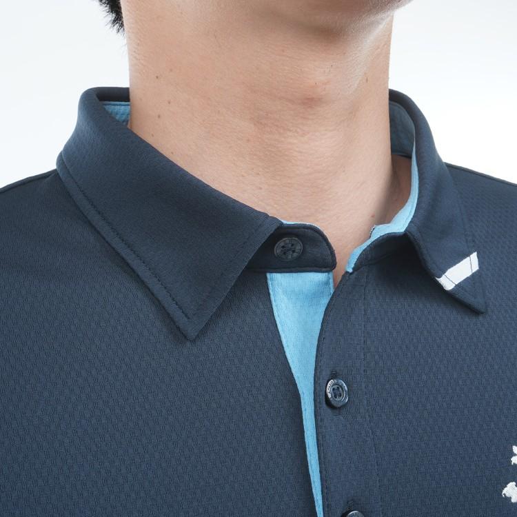 アドミラルゴルフ シャツ ポロシャツ メンズ 長袖 吸水速乾 UVカット カラタッチ ゴルフウェア ブランド ロゴ 春 秋 冬 ADMA555 Admiral golf アドミラルゴルフ シャツ ポロシャツ メンズ 長袖 吸水速乾 UVカット
