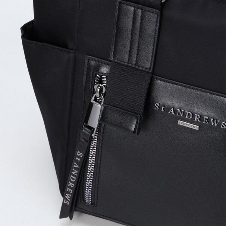 St Andrews ゴルフバッグ ブラック セント・アンドリュース St ANDREWS エナメルキャディバッグ