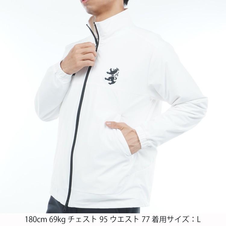 アドミラルゴルフ ジャケット メンズ 長袖 フルジップ エアポカ ストレッチ 通気性 軽量 断熱性 ゴルフウェア ブランド ロゴ 無地 ADMA585 Admiral golf Admiral Golf（アドミラルゴルフ） ジャケット メンズ 長袖 フルジップ