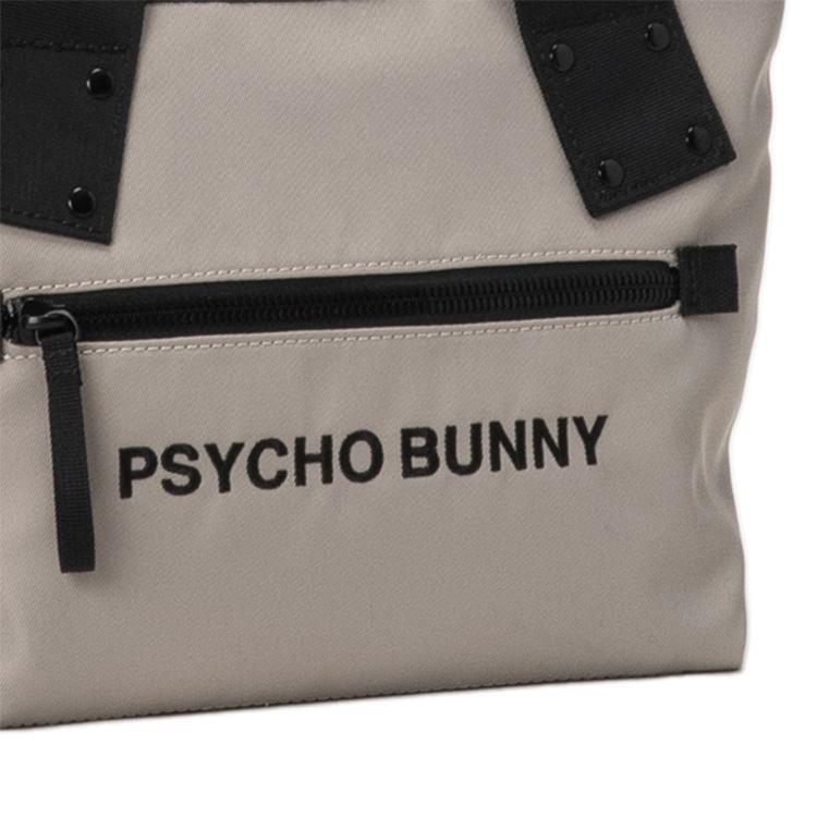 サイコバニーゴルフ　カートラウンドバッグ　ロゴ　総柄　新品 Psycho Bunny（サイコバニー） ゴルフ ラウンドバッグ メンズ