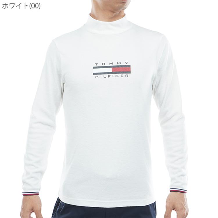 新品　トミーヒルフィガーゴルフ　ハイネックシャツ　モックネック　長袖　ホワイト TOMMY HILFIGER GOLF（トミー ヒルフィガー ゴルフ） トミー