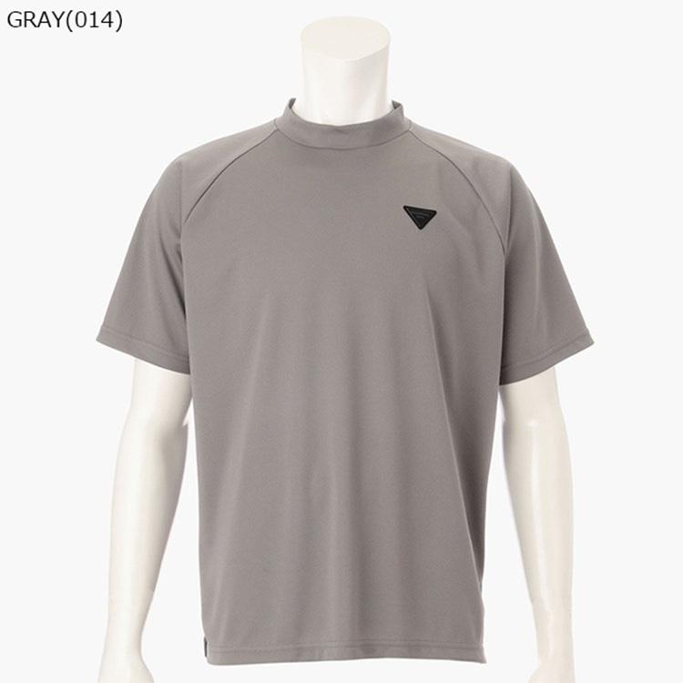 BRIEFING グレー モックネックシャツ L BRIEFING GOLF（ブリーフィングゴルフ） ブリーフィング ゴルフ モック