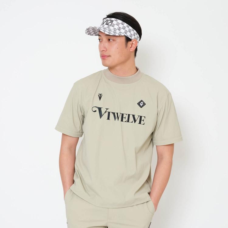 V12（ヴィ・トゥエルヴ） ゴルフ ジャケット メンズ 半袖 モックネック