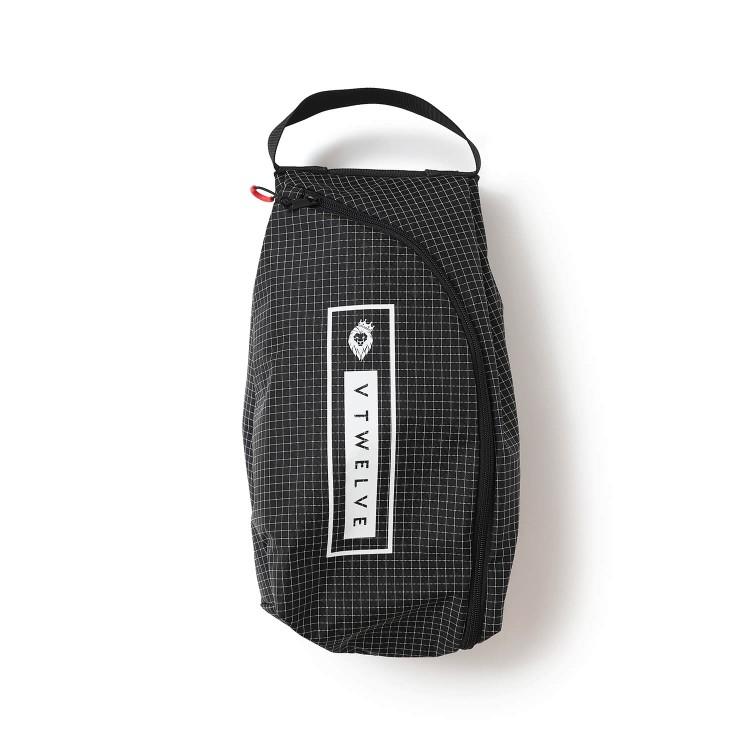 V12 ゴルフ シューズケース メンズ レディース バッグ セパレート型 軽量 シューズバッグ ゴルフバッグ 格子柄 総柄 ブランド V122520-BG02 V12 GOLF V12（ヴィ・トゥエルヴ） ゴルフ シューズケース メンズ レディース